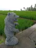 Product image 3 of the product “Standing Bear on 2 legs, 41 cm Height | cast stone ”